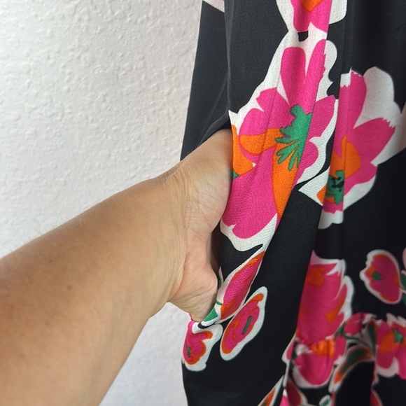 NWT THML Smocked Floral Midi/Maxi Dress - Picture 10 of 10